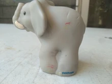 Figuras de Fisher para niños, mini personas, animales del zoo, ballena, león, juguetes de figuras de personajes animados, regalo de Navidad, 1 ud.