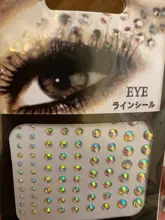 Eyeshadow Eyeliner Face-Sticker Makeup Jewel-Eyes Crystal Diamond Women Tattoo Fashion