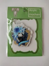 Llaveros de acrílico de doble cara, accesorios de Cosplay de Anime, el país de las Maravillas retorcido, joyería de corazones de rosa