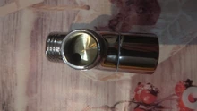 Diverter-Valve Shower-Tee-Adapter Bathroom-Accessories Water-Separator 3-Way Brass Adjustable