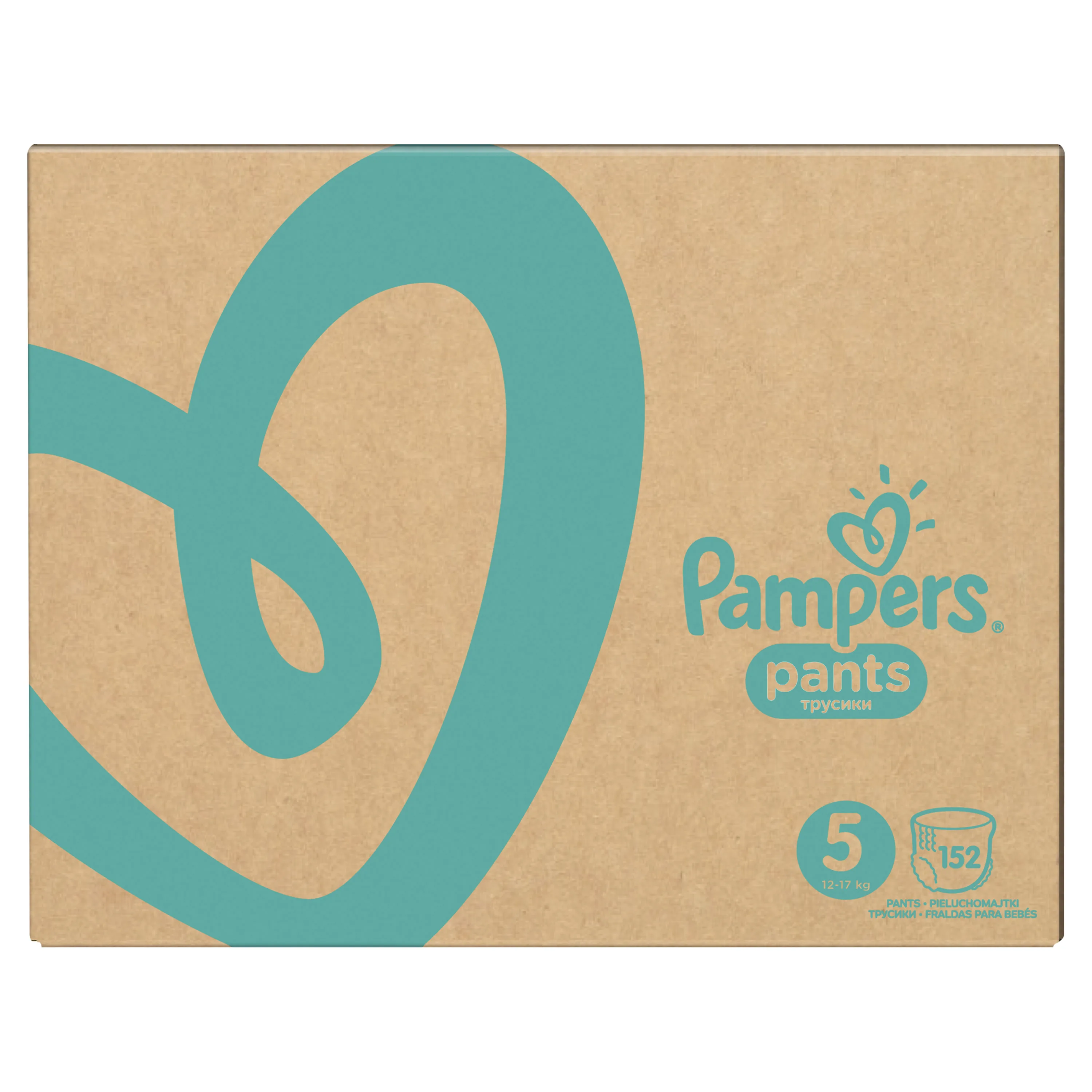 Подгузники-трусики Pampers Pants 12-17 кг, размер 5, 152шт