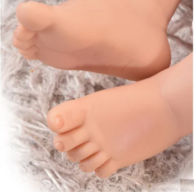 55 см Моделирование детских кукол милые Силиконовые Мягкие реалистичные Reborn Baby Doll игрушки на день рождения девочки мальчика подарок ручной работы дизайн ткань