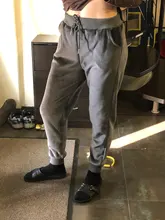 Harem Pants Long-Trousers Winter Women Loose Plus Velvet Thick Casual Warm Gold