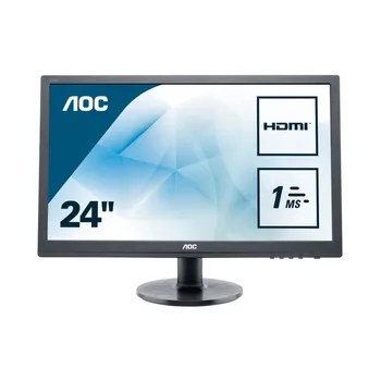

AOC Essential-line E2460SH screen for PC 61 cm (24 ") 1920x1080 pixels Full HD LCD Black