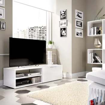 

KIT TV cabinet SOHO model in bright white COLOR