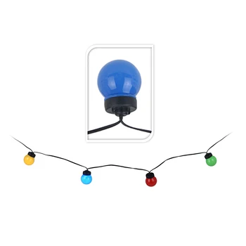

GARLAND WITH 20 BULBS SPHERICAL LED SETS MULTICOLOUR IP44 1250CM