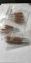 Bristle-Gun Shotgun Clean-Brushes Rifle-Thread Phosphor 9mm/.38cal Kit for 8-32 5pcs