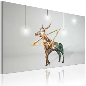 

Table-gold deer-60x40