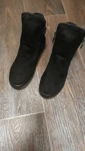 Botas de nieve con cremallera para mujer, zapatos cálidos de felpa para invierno, a la moda, tobilleras de marca, 2020