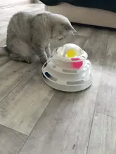 Ball Cat-Toys Play Cat Intelligence Tower-Tracks-Disc Training Amusement-Plate