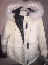 Winter Jacket Coat Parkas Fitaylor Zipper-Down Natural Women Outerwear Snow Warm Thick