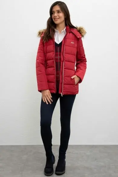 U.S. POLO ASSN. Бордо Стандартный пальто