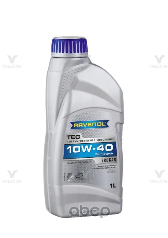 Моторное масло RAVENOL TEG SAE 10W-40( 1л) new