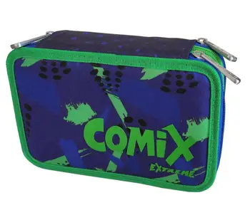 

ASTUCCIO 3 ZIP COMIX EXTREME COMPLETO PENNARELLI COLORI E ACCESSORI 60935 BL-VE
