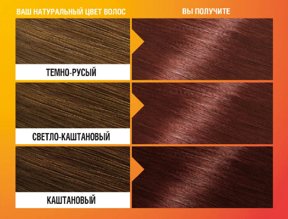 Garnier Краска-уход для волос "Color&Shine" с клюквой и аргановым маслом, без аммиака, оттенок 5.5, Сочная вишня, 110мл