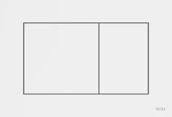 

Plastic flush panel for tecenow toilet, White