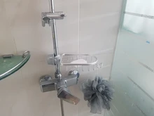 2020 Bathroom Shelf Black Shower Storage Basket Storage Rack Adjustable Faucet