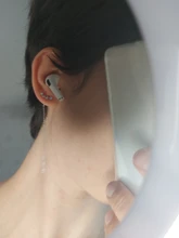 Anenjary-pendientes de plata de ley 925 con forma de estrella, aretes de cadena larga, S-E1443 completo