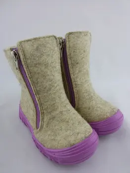 

16612 * valenki nursery T felt Tep lilac wool 22-25 (23)