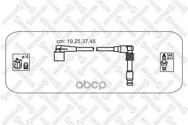 10-38164-Sx_к-Кт Проводов! Opel Astra/Vectra 1.8/2.0 93 Stellox 1038164sx Stellox арт. 1038164SX