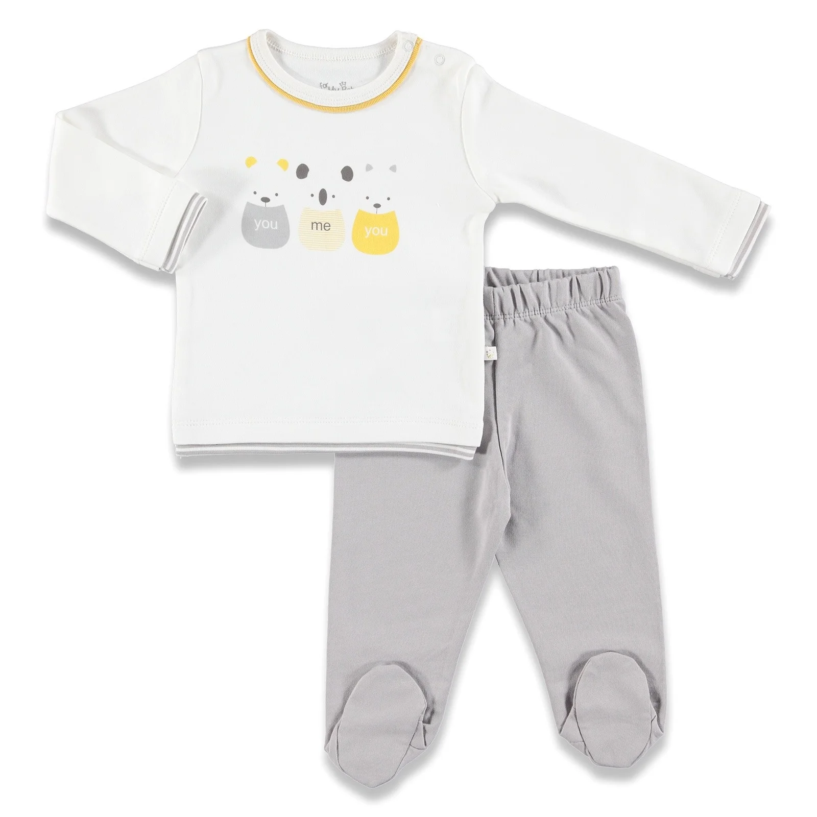 

ebebek For My Baby Koala Crew Neck Sweatshirt Footed Pant 2 pcs