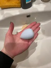 4/1pc maquillaje licuadora Puff cosmético de maquillaje esponja con caja de almacenamiento de la Fundación esponja para polvo herramienta de la belleza de las mujeres Accesorios