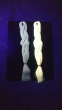 Deseo de pelo 24 pulgadas 60cm extensiones de cabello sintético jumbo trenzado de pelo de ombre brillante bling brillo ostentoso 1 pack/lote