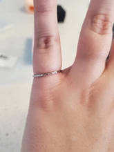 YUN RUO-anillo de acero de titanio 316 para mujer, sortija Simple Glint Gleam, color oro rosa, regalo de cumpleaños