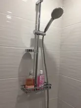 Soporte de cabezal de ducha ajustable de 18-25mm, abrazadera de 22mm, Riel de ducha, accesorios de baño, rotación de 360 °