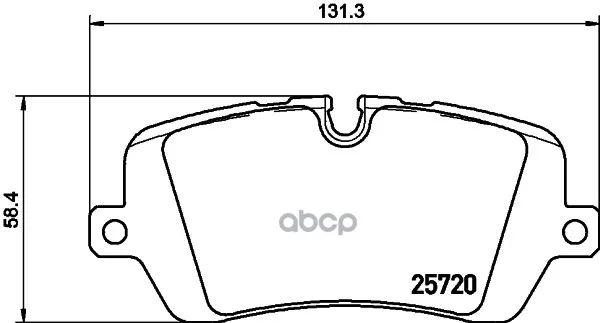 Колодки Тормозные Дисковые, Комплект Hella 8db355020361 HELLA арт. 8DB355020361