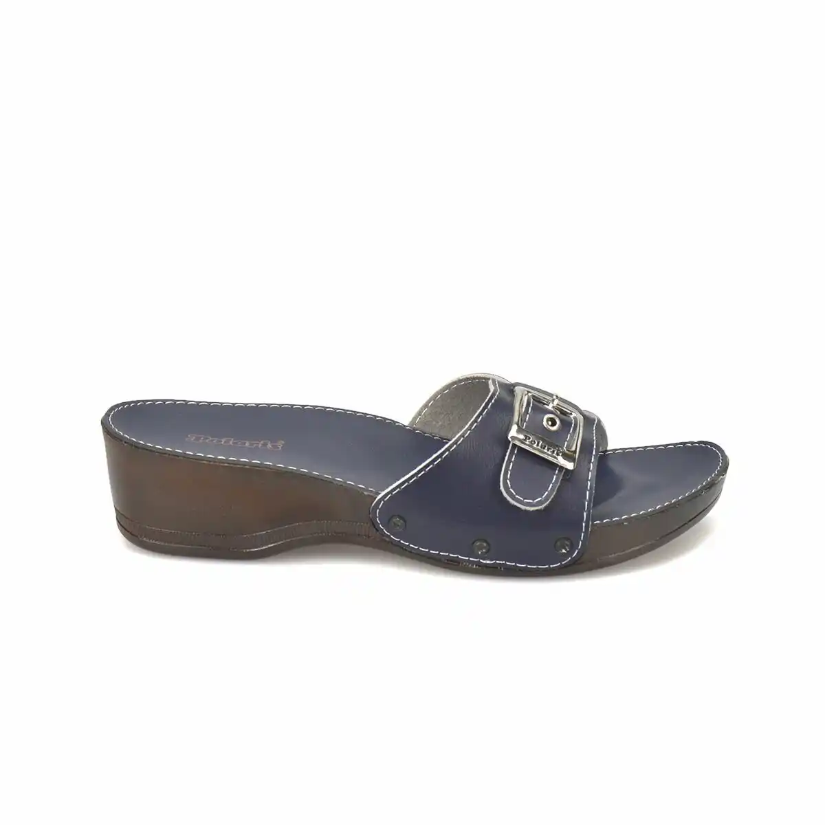 navy blue womens slippers