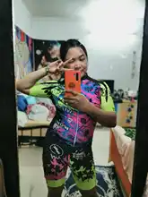 Kafitt-traje de Triatlón de manga corta para mujer, traje de ciclismo de montaña, leotardo, traje de ciclismo