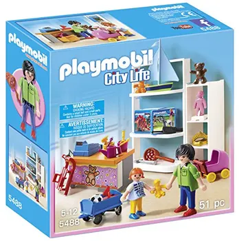 

Playmobil shopping center-City Life Dad and girl Playsets of juggle figures, color Multicolor (Playmobil 5488)