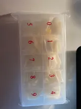 Media cubierta falsa uñas Consejos 500 Uds uña falsa acrílica manicura juegos estilo francés Artificial uñas con diseños para arte de uñas