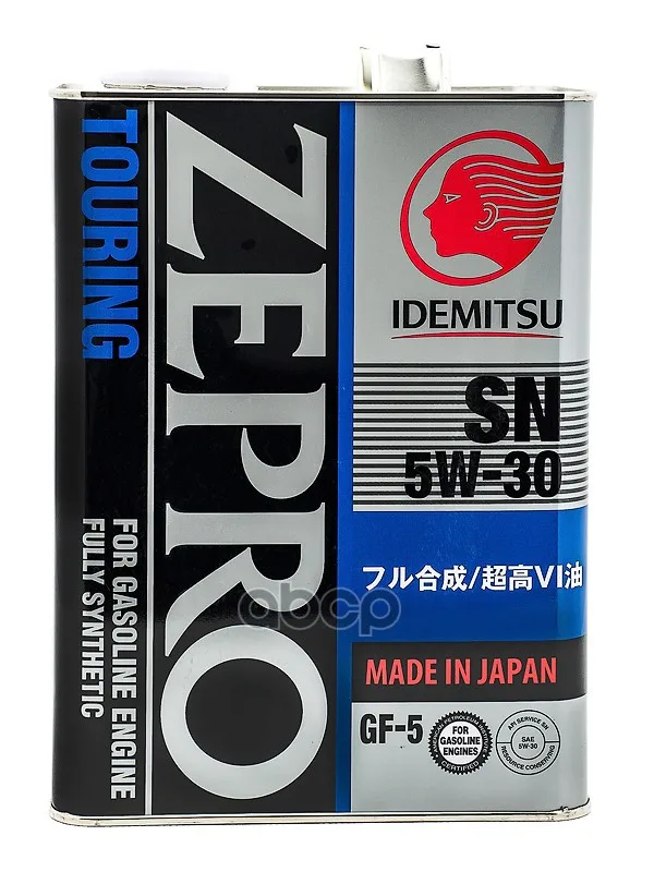 IDEMITSU Масло Моторное 5w30 Idemitsu 4л Синтетика Zepro Touring Sn/Gf-5(Япония) Idemitsu 1845004