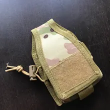 Bolsa de nailon 1000D para exteriores, bolsa de bolsillo para walkie-talkie de Radio, deportes tácticos, Molle