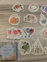 Diario japonés coreano, pegatinas de flores para diario, papelería para álbum de recortes, suministros escolares para profesores