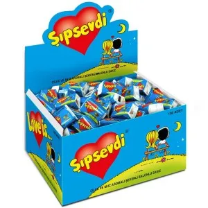 

LOVE IS BUBBLE CHEWING GUM STRAWBERRY BANANA VALENTINE GIFT COMICS best 100 x