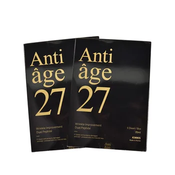

Face Wrapped Mask[1+1] - Antiage27 Dual Peptide Mask(10pcs) Moisturizing Wrinkle Improvement Face Skin Care Korea Cosmetic