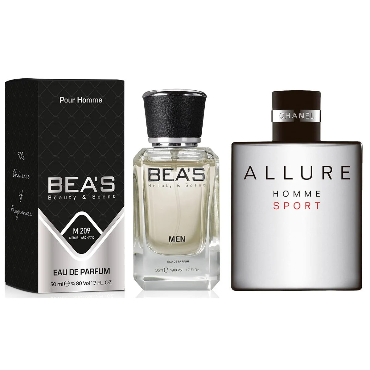 Perfume Beas Chanel Allure sport 50ml 