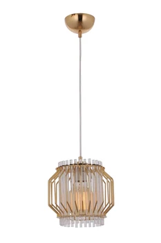 

AVONNI AV-60028-1S Yellow Plated Modern Chandelier, E27, Metal,