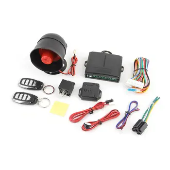 

1-Way Car Vehicle System Keyless Entry Siren Alarm Warning Identification Protection Security +2 Remote Controller