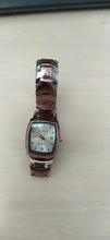 Reloj de pulsera de oro rosa para mujer, de lujo, de acero inoxidable, con diamantes de imitación, elipse, creativo, de cuarzo