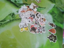 Pegatinas de dibujos animados para perros, diferentes estilos, pegatina de perro, animales, divertido Corgi para teléfono portátil, suministros para mascotas, regalos para fiesta para niños, 50 Uds.