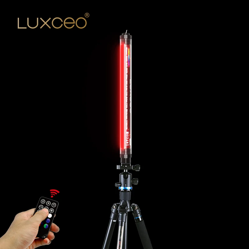 Цветная (RGB светодиодный видео светильник Водонепроницаемый Powerbank 1000LUX USB