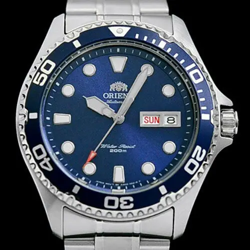 Orologio da sub automatico da uomo east MAKO FAA02005D RAY II quadrante blu  41.5mm cinturino blu acciaio 200m resistente all'acqua|Sports Watches| -  AliExpress