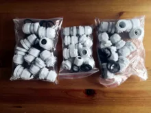 Cable impermeable glándula, conector de entrada IP68, PG7, 3-6,5 mm, PG9, PG11, PG13.5, PG16, PG19/21, blanco y negro, de plástico y nailon, 10 uds.