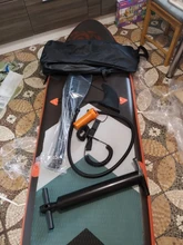 SUP300-Tabla de Paddle surf de 10 pulgadas, 300x76x15cm Tabla de Surf, bolsa, paleta, aleta, bomba de aire, kit de reparación, correa de pie