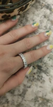 Huitan-Anillo de lujo para mujer, Micro pavé grande redondo/cuadrado/ovalado de CZ, joyería de boda, regalo de amor para esposa, alta calidad