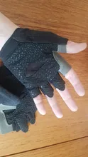 AOLIKES-guantes de ciclismo antideslizantes, para acampar, senderismo, gimnasio, Fitness, medio dedo